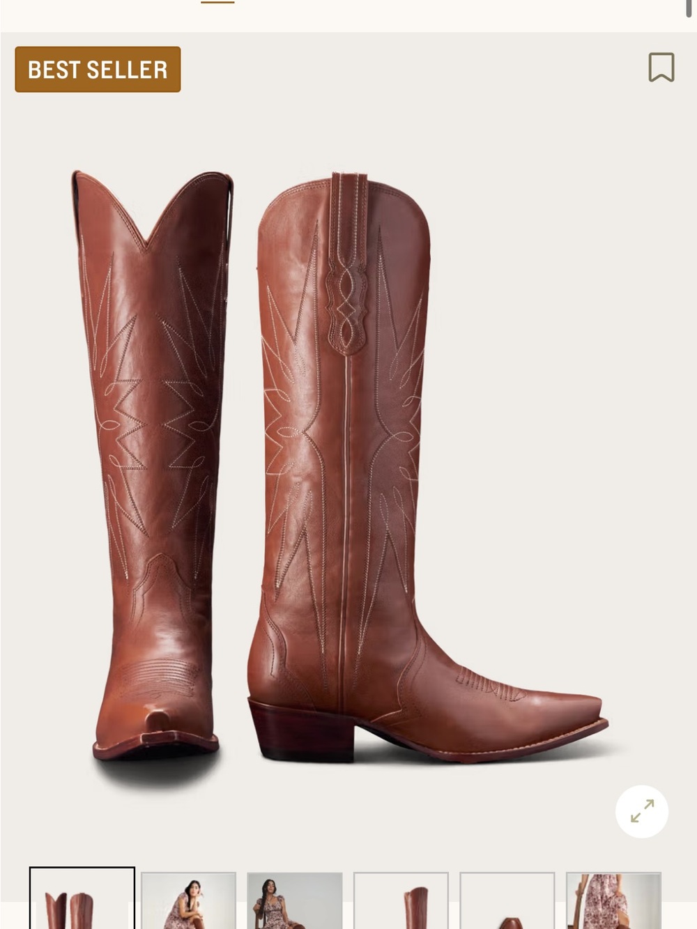 Tecovas Brown Leather Western Tall Boots